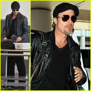 Brad Pitt: LAX Security Stud