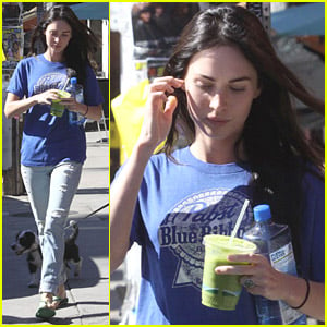 Megan Fox Drinks Food Juice With Brian Austin Green