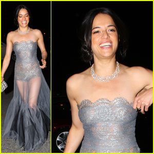 Michelle Rodriguez: Sheer Dress for Oscar After Party!