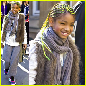 Willow Smith: Neon Braids in London!