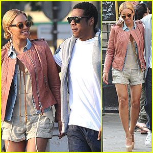 Beyonce & Jay-Z: Parisian Stroll!
