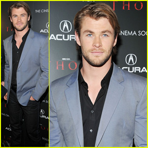 Chris Hemsworth: 'Thor' Screening in New York City!