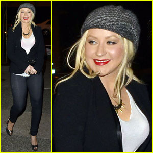 Christina Aguilera: Dinner Date with Matthew Rutler!