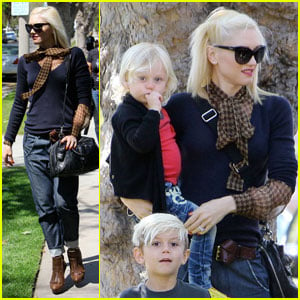 Gwen Stefani, Kingston & Zuma Go to Grandma's