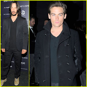 Keanu Reeves & Kevin Zegers: 'Henry's Crime' Premiere!