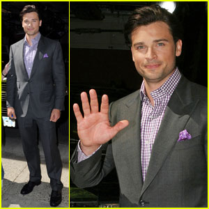 Tom Welling Suits Up for 'Regis & Kelly'