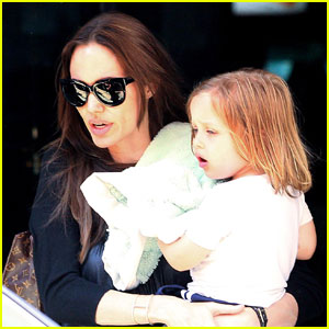 Angelina Jolie: Bowling with the Kids!