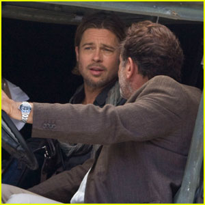 Brad Pitt: 'World War Z' Car Ride!
