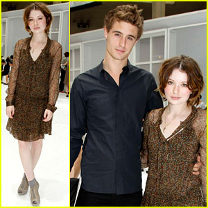 Emily Browning & Max Irons: Dior Homme Menswear Show!