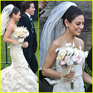Mila Kunis: Wedding Dress for 'Ted'!