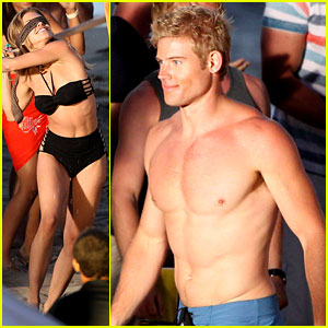 AnnaLynne McCord & Trevor Donovan: '90210' Beach Bods!