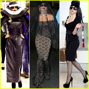 Lady Gaga: Airport Costume Changes!