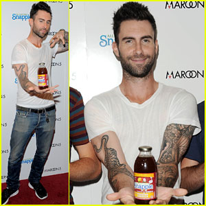 Adam Levine: Maroon 5 Snapple Launch Party!