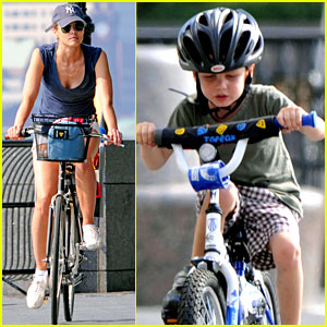 Bridget Moynahan: Bike Riding with McG & John!