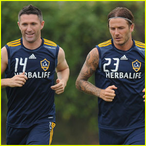 David Beckham Welcomes Robbie Keane to L.A. Galaxy