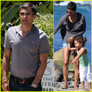 Halle Berry & Olivier Martinez: Lunch with Nahla!