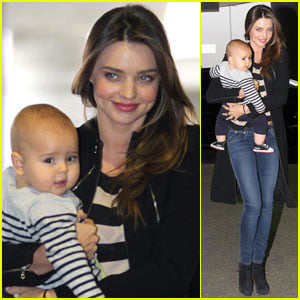 Miranda Kerr & Flynn: Calm Mother & Calm Baby!