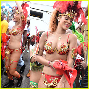 Rihanna: Super Sexy for Kadooment Day Parade!