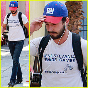Shia LaBeouf Works It Out