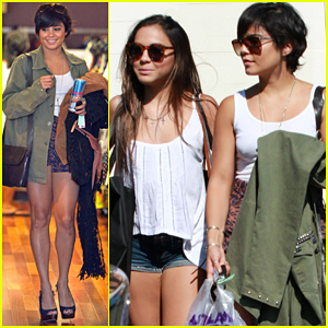 Vanessa Hudgens: Urban Outfitters with Sister Stella!