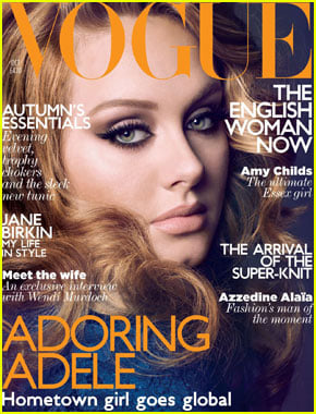 Adele Covers 'British Vogue' October 2011
