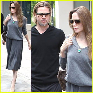 Angelina Jolie & Brad Pitt: 45 Park Lane Lovebirds