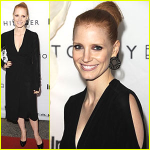 Jessica Chastain: InStyle & HFPA Party!