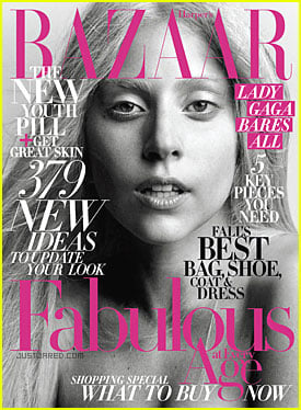 Lady Gaga Covers 'Harper's Bazaar' October 2011