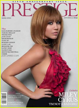 Miley Cyrus Covers 'Prestige' September 2011