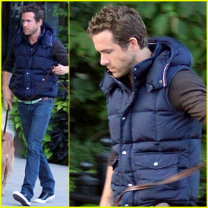 Ryan Reynolds: Evening Walk with Baxter!