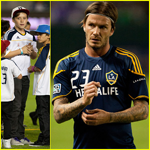 David Beckham: Galaxy Warm Up!
