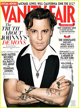Johnny Depp Covers 'Vanity Fair' November 2011