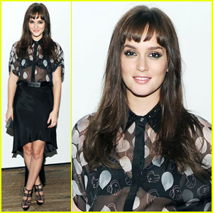 Leighton Meester: Jimmy Choo Icons Collection Dinner!