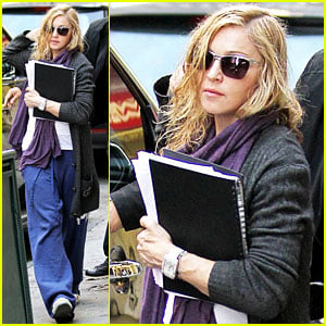Madonna: Wet Haired Office Arrival