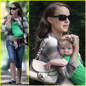 Natalie Portman & Baby Aleph Visit A Friend