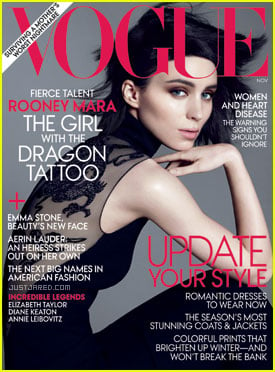 Rooney Mara Covers 'Vogue' November 2011