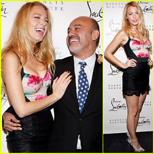 Blake Lively: Christian Louboutin Cocktail Cutie!