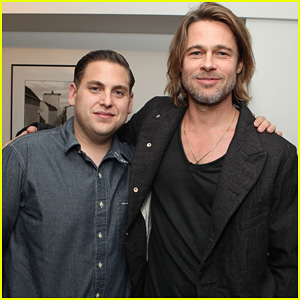 Brad Pitt: 'Moneyball' Screening with Jonah Hill!