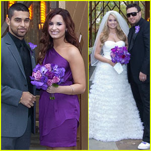 Demi Lovato & Wilmer Valderrama: Tiffany Thornton Wedding!