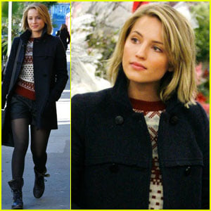 Dianna Agron: Christmas Decorations Shopping!