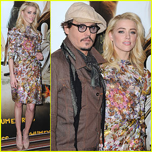 Johnny Depp & Amber Heard: 'Rum Diary' in Paris!
