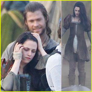 Kristen Stewart & Chris Hemsworth: 'Snow White' in Surrey!
