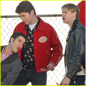 Chord Overstreet: Back to 'Glee' Set!