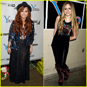 Demi Lovato & Avril Lavigne: Y100 Jingle Ball!