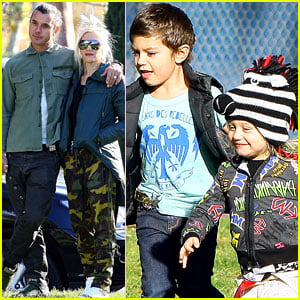 Gwen Stefani & Gavin Rossdale: Birthday Party with the Boys!