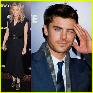 Zac Efron & Michelle Pfeiffer: 'New Year's Eve' NYC Premiere!