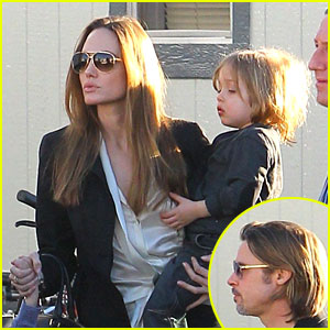Angelina Jolie & Brad Pitt: Cirque du Soleil Family Trip!