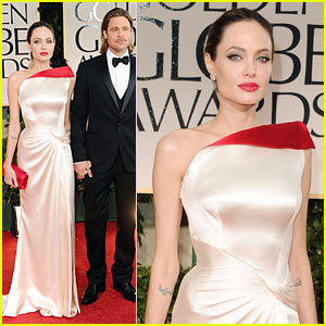 Angelina Jolie: Golden Globes with Brad Pitt!
