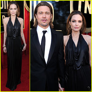 Angelina Jolie - SAG Awards 2012 with Brad Pitt!