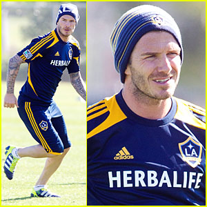 David Beckham: Galaxy Practice!
